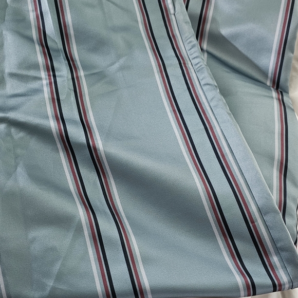 NWT Hermant & Nandita Mint Striped Wide Leg Pant Sz M - Picture 14 of 16